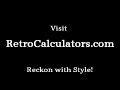 Cool Retro Mechanical Adder and Slide Rule Calculator