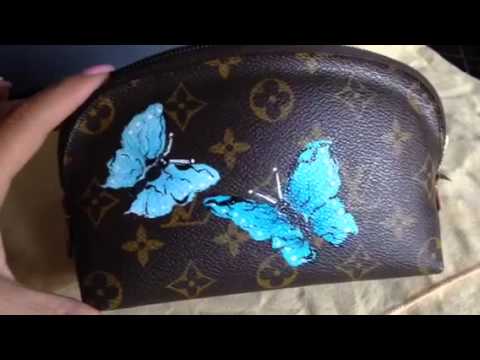 how to paint lv logo on cake