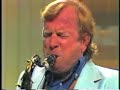 klaus doldinger's passport live at montreux jazz 1980 featuring don ellis drummer, david crigger with bassist, deiter petereit, guitarist kevin mulligan, and keyboardist hendrik schaper