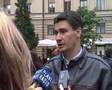 Zoran potpisuje peticiju Transparency Internationala