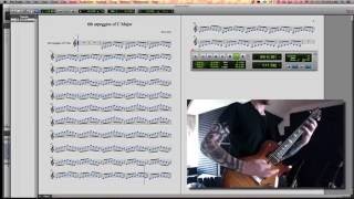 Guitar Tutorial & Exercise: Arpeggiated 6ths of C Major | FREE Download: https://drive.google.co