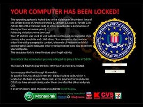 how to get rid fbi virus