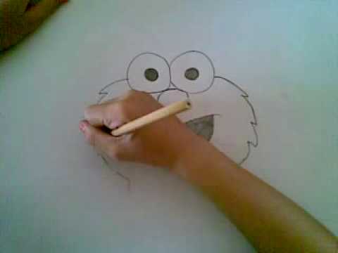 how to draw elmo