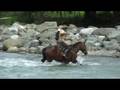 Crossing the River on Horseback
