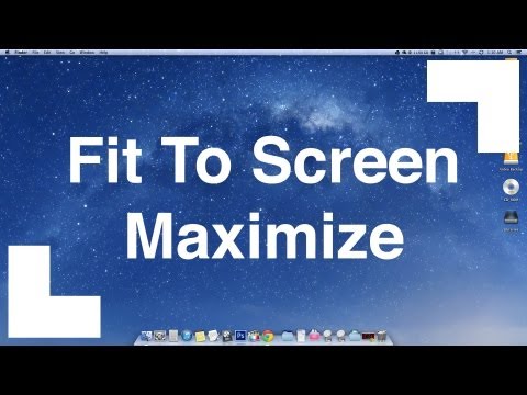 how to fit mac screen to tv