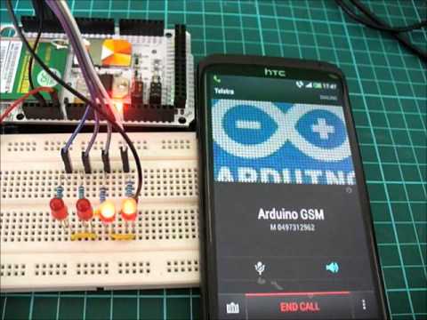 how to control arduino with gsm
