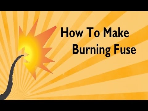 how to make a fuse with string