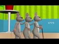 Three Blind Mice - 3D Animation English Nursery Rhymes for children with lyrics