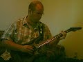 Cm Blues Rock Jam Improv on Cort X6 Guitar