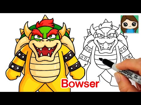 video-linktoworks-How to Draw Bowser | Super Mario - YouTube