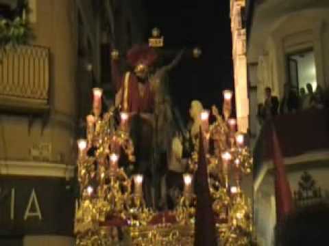 semana santa sevilla 2010 salida de las tres caidas de triana. semana santa sevilla 2010