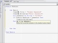 Visual studio - Console App - Password