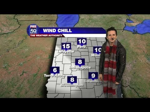 Comedian Hal Sparks Does the Weather on Fox59