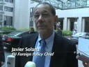 Solana: EU Discusses Georgia Ceasefire, Reconstruction