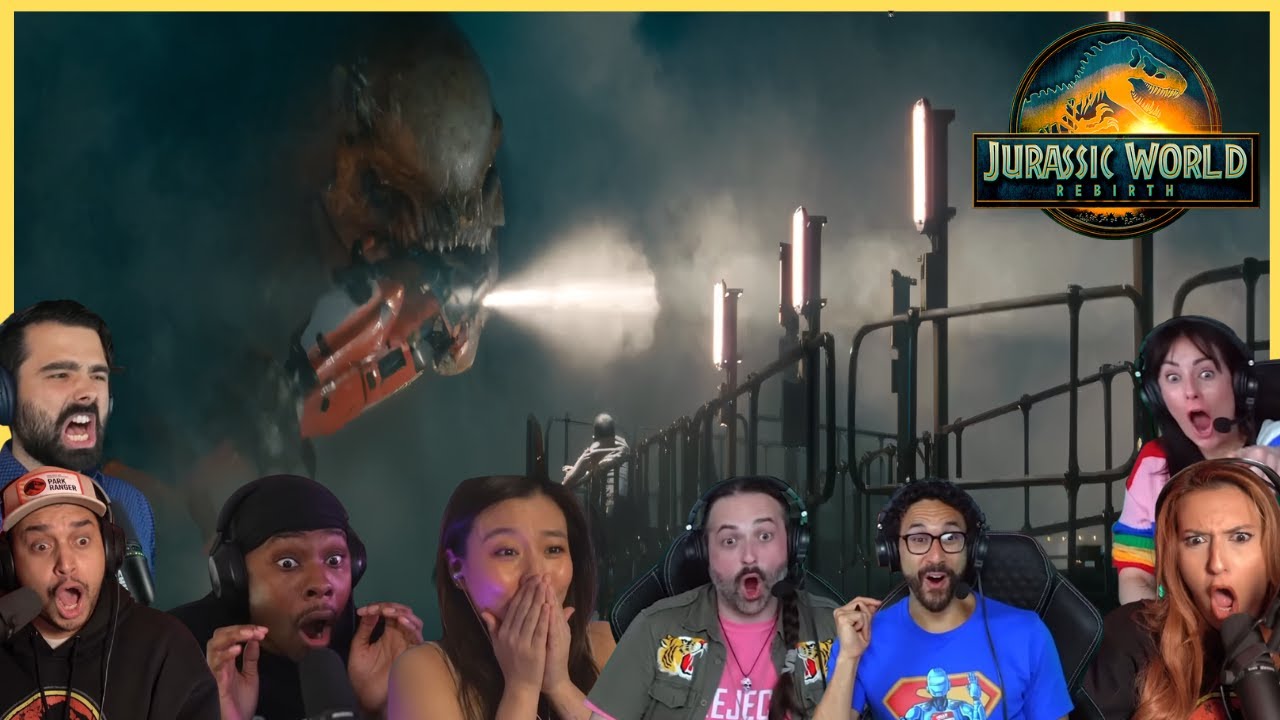 TOP "Beluga-Rex Destroys Helicopter" Reaction!! l Jurassic World Rebirth 2025 Movie Reaction!!