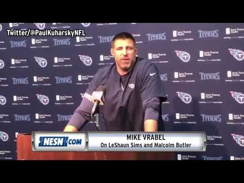 Video: Mike Vrabel: LeShaun Sims is not better than Malcolm Butler