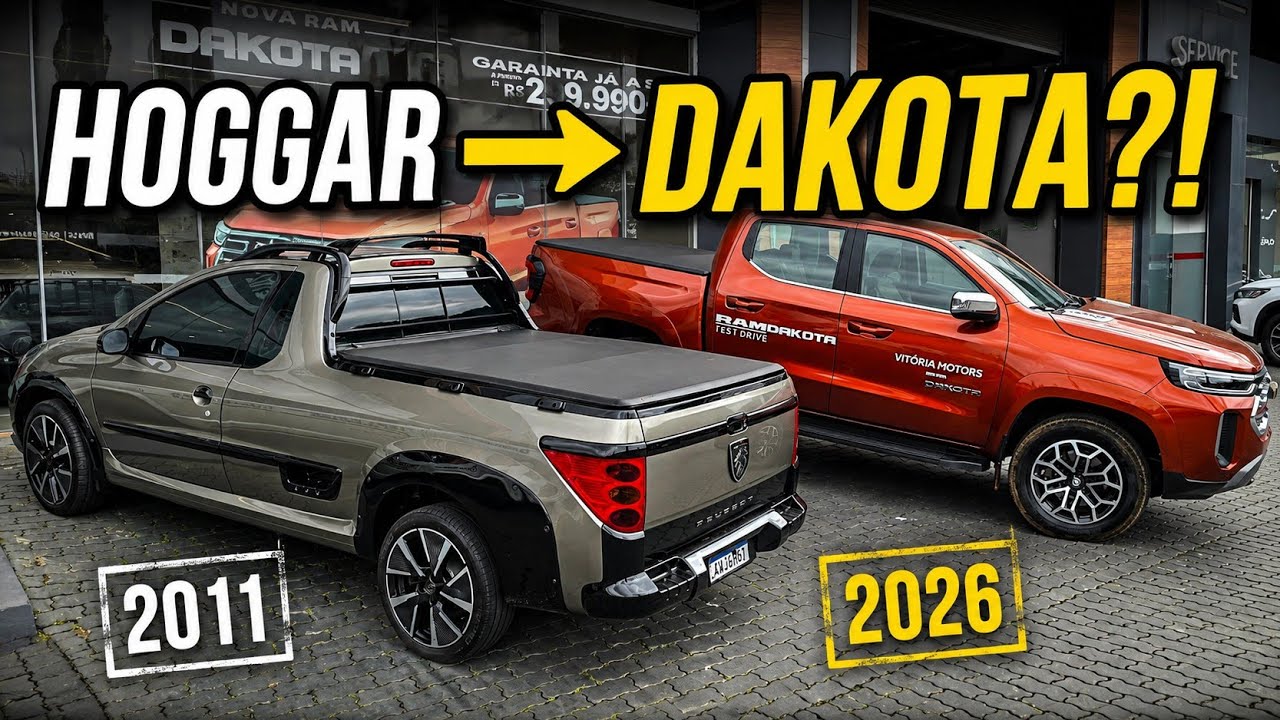 TEST DRIVE NA NOVA RAM DAKOTA‼️