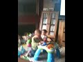 Playing at coras house