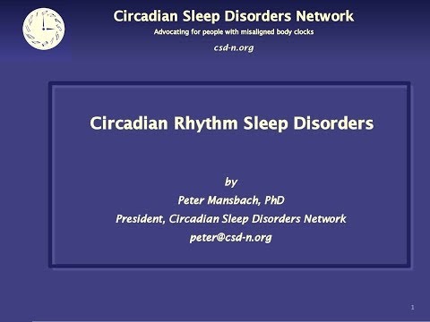 how to treat circadian rhythm sleep disorder