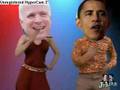 obama and mcain Dancing