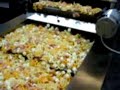 line of automatic pellet frying potato snack