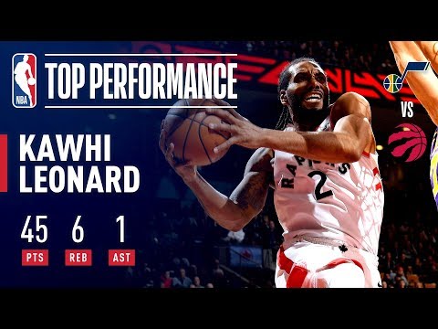 Video: Kawhi Leonard Drops CAREER-HIGH 45 Points | January 1, 2019