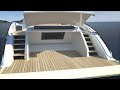 Lazzara LSX92 Transom Beach
