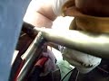 TIG welding cage on Baja Bug