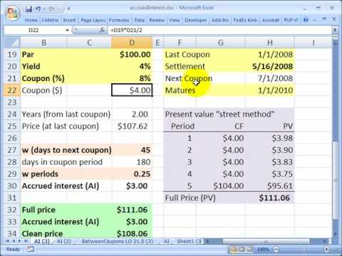 how to calculate accrued interest