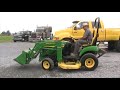 John Deere 2210 Loader Mower Tractor