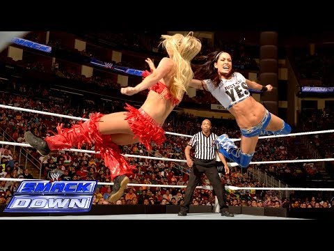 WWE divas fighting each other