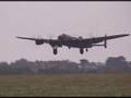 Lancaster Bomber takes off from Guernsey (EGJB)