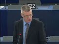 David speaking against the approval of a trade upgrade between the EU and Israel