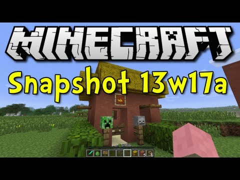 Minecraft Snapshot 13w17a (NAME TAG! HARDENED CLAY! SOCIAL ZOMBIES!)