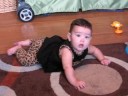 Sophia trying to crawl 18 weeks