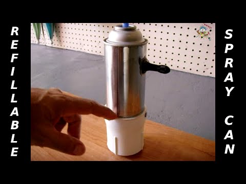 how to unclog a paint spray can