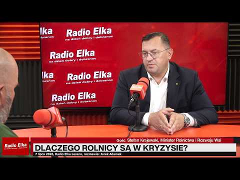 Minister Rolnictwa w Radiu Elka :: Minister rolnictwa odwiedził Wielkopolskę i ziemię leszczyńską. Czy będą pieniądze dla rolników po ostatnich nawałnicach? Co z kryzysem na rynku trzody chlewnej, cenami skupu i importem żywności? O tym w rozmowie Jarka Adamka z ministrem rolnictwa i rozwoju wsi Stefanem Krajewskim.Link do artykułu: https://elka.pl/content/view/130787/80/