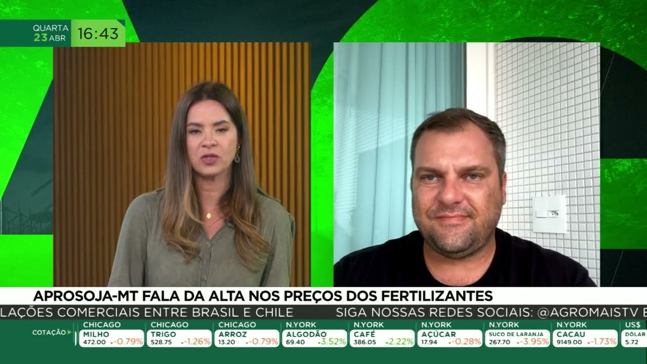 Aprosoja - MT fala da alta dos preços dos fertilizantes