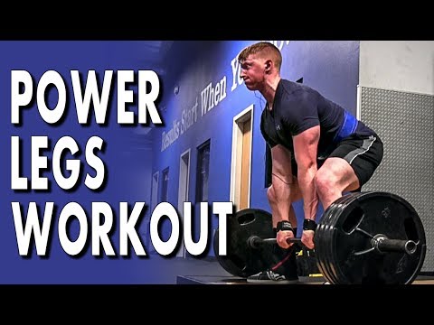 POWER LEG WORKOUT FOR MASS & NEW SHOES