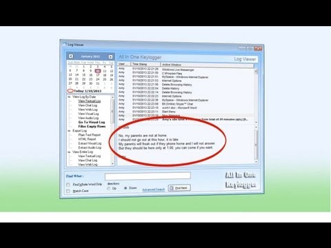 how to discover keylogger on pc