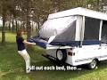 Folding Camper Set Up