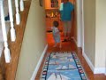 stevenjr walking down the runway
