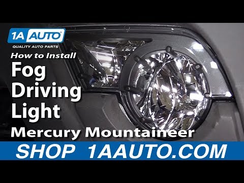 How To Install Replace Fog Driving Light 2002-2005 Mercury Moutaineer