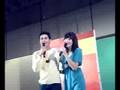 Valerie Weigmann and Ejay Falcon at SM Batangas Singing MSKM