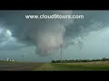 Wall cloud and tornado LaCross, KS Wall cloud and tornado LaCross, KS