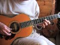 Thumpin' the Blues - lesson part 1- acoustic instrumental