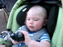 Brendan eats Dad\
