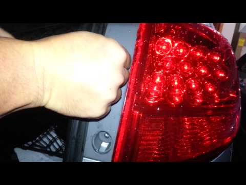 Acura MDX Taillight removal.