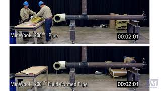 MinWool-1200® Pipe vs. Field Form Install