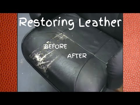 how to dye auto leather